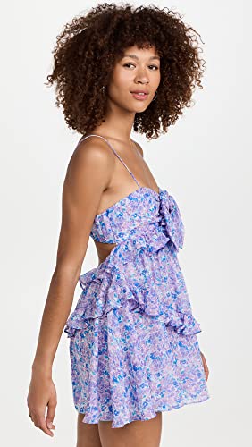 For Love & Lemons Women's Debbie Mini Dress, Purple, Xs #TOP3