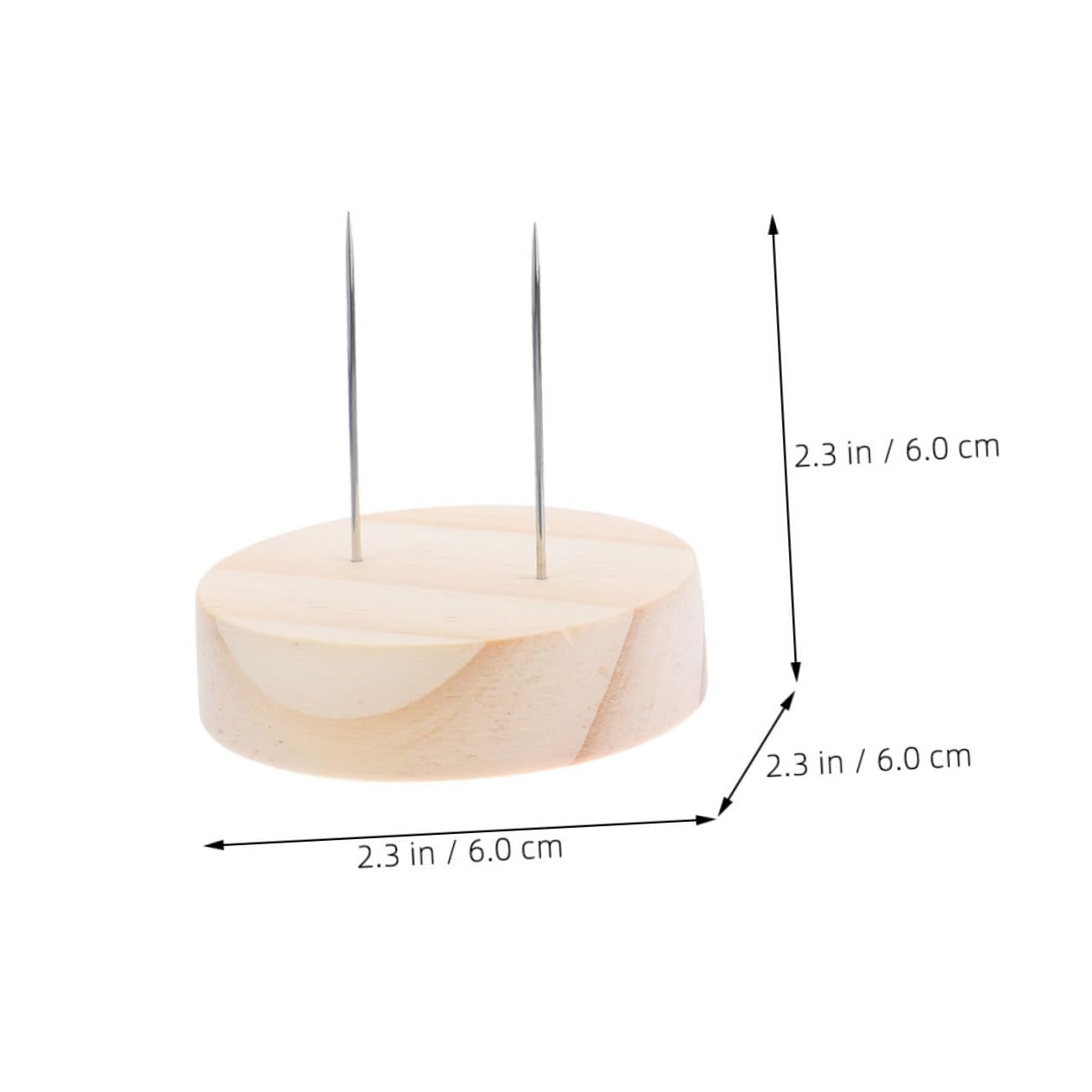 ABOOFAN 3pcs Solid Wood Doll Display Stand Strong Base for Clay Toy Dolls Portable Doll Holder Smooth Surface