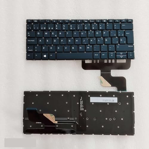 Clavier rétroéclairé bleu pour HP Elite Libellule G2 Max en session nocturne