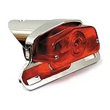  Scheinwerfer Rücklicht Kennzeichenhalter Lucas chrom X Motorrad Custom Harley Davidson Honda Yamaha Kawasaki Suzuki Triumph