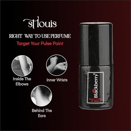 Image of St Louis BlackBerry Original Eau De Parfum 10 ml | Long-Lasting Fragrance for Men & Women | Ideal Gift for Birthdays, Anniversaries & Special Occasions Best Gift