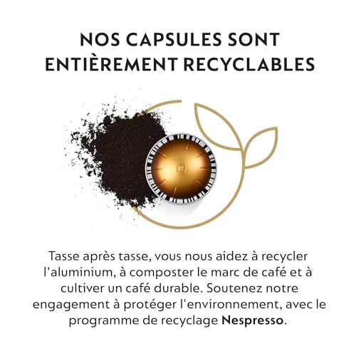 Nespresso Vertuo Double Espresso Dolce capsule café intensité 5 boîte de 50 - 5