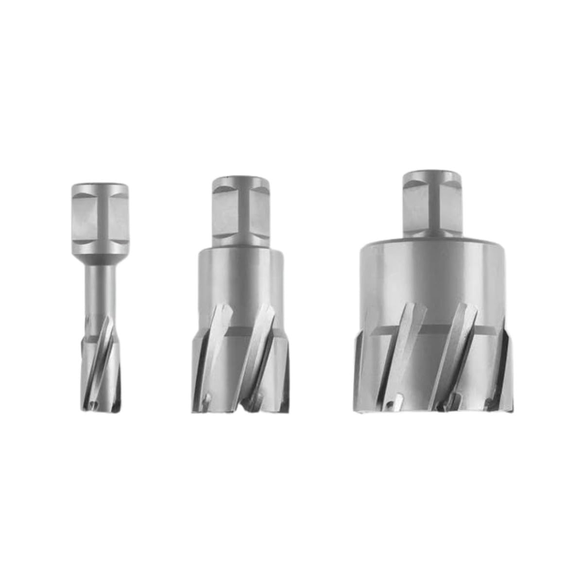 Jancy Slugger Carbide Annular Cutter with Enhanced Cutting Geometry for Precision Drilling - High-Durability Steel, 3" Cutting Depth, 1-1/2" Bore Diameter, 3/4" Straight Shank - 63127626110