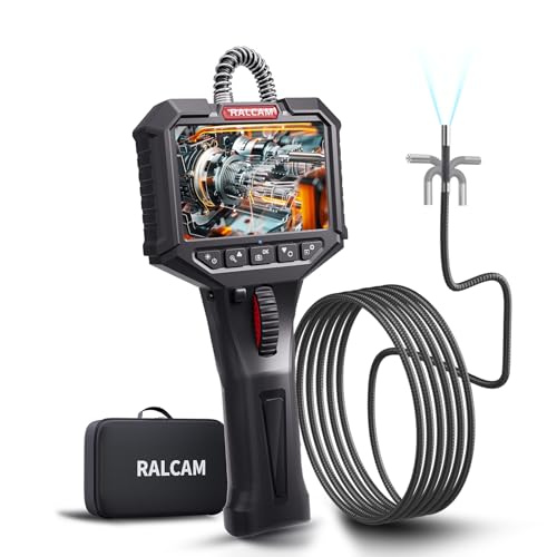 Ralcam Cámara Endoscópica Giratoria 210°, Pantalla HD 3,5