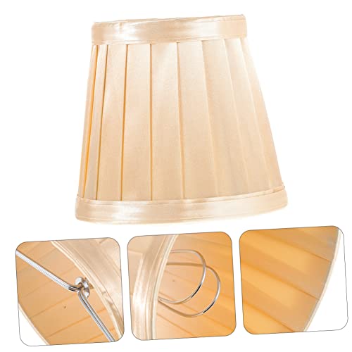 Image of Cloth Lampshade for Ceiling and Wall Lights Vintage Barrel Design Easy to Install for Home Hotel Living Room and Study
