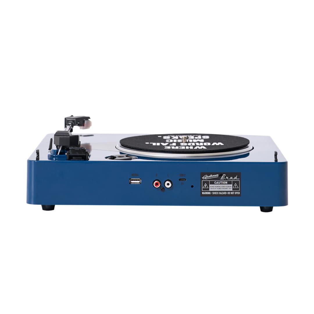 レコード BRAD RETRO RECORD ネイビーカラー 本体・レトロ レコード本体