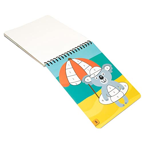 Adesivos por Números: Férias Divertidas