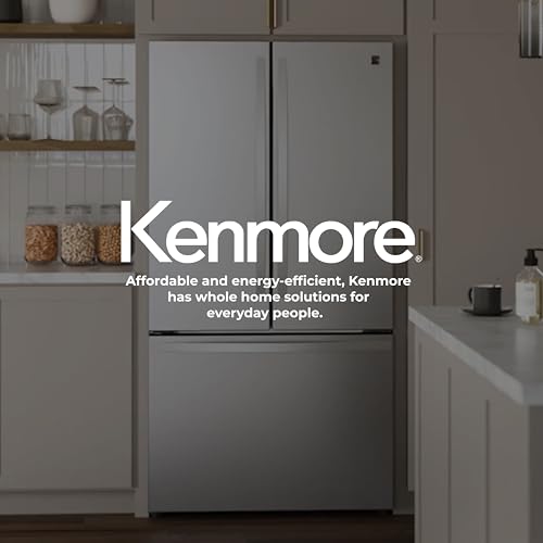 Kenmore 4675525 30' French Door Refrigerator with Freezer - Accela Chill, Ice Maker, Adjustable Glass Shelves, ENERGY STAR Certified, 17.5 cu. ft. Capacity - Fingerprint Resistant Stainless Steel - Image 9