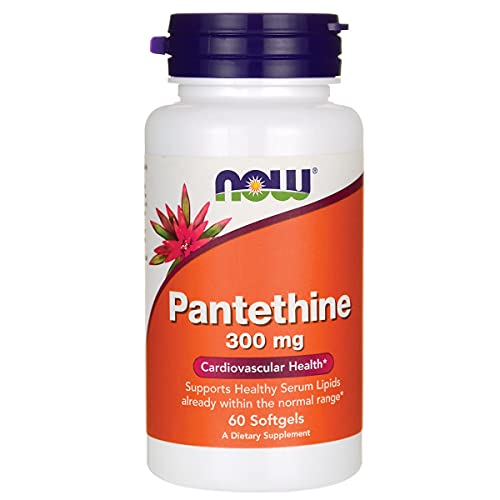 Now Foods Pantethine 300mg 60 Sgels by Now Foods, 1.0 Count Now Foods Pantethine 300mg 60 Sgels by Now Foods, 1.0 Count