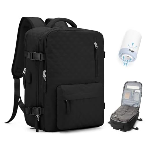 Do norwegian check hand luggage weight Vacuum Travel Backpack with Pump