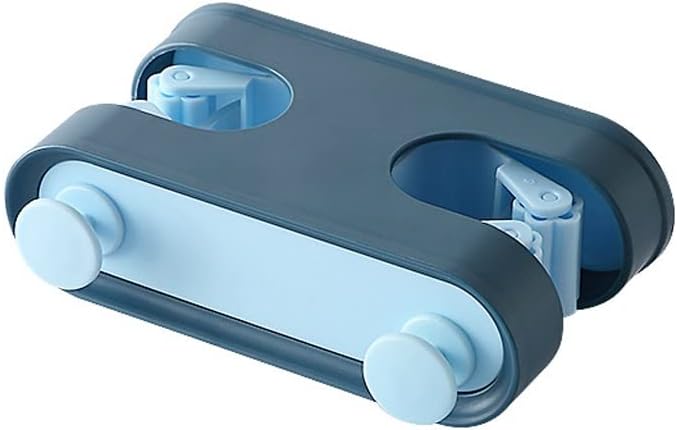 Mop Clip Hook Kitchen Shelf Storage Brush Broom Hanger Ceramic Tile Free Punching Self-adhesive Household Bathroom Tool