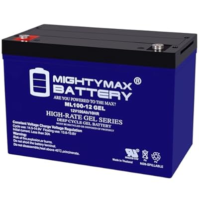 Mighty Max Battery 12V 100AH GEL Battery Replacement for Deka DC31DT