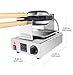 ALDKitchen Bubble Waffle Maker Machine | Commercial Stainless Steel Egg Waffle Iron with Improved Digital Thermostat | 110V (AP-124)