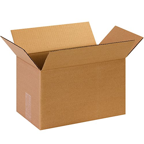 Image of Aviditi 13 x 8 x 8 Corrugated Cardboard Boxes, Long 13 inchL x 8 inchW x 8 inchH, Pack of 25 | Shipping, Packaging, Moving, Storage Box for Home or Business, Strong Wholesale Bulk Boxes