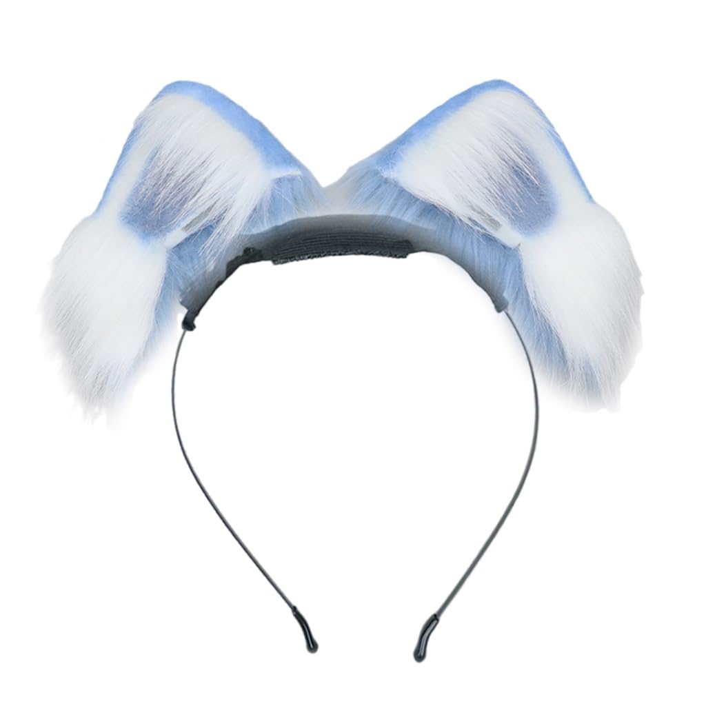 Cerchietto con orecchie staccabili, accessorio per capelli in peluche, accessorio per feste e appassionati di costumi di Halloween e cosplay