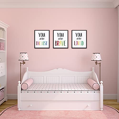 Zonon 12 Pieces Inspirational Print Wall Poster Motivational Quote Watercolor Words Posters Aesthetic Poster Unframed Canvas Saying Painting Posters For Kids Room Modern Decoration (8 X 10 Inches) #TOP6