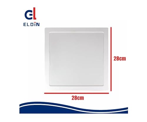 Kit 5 Painel Plafon Teto 25w Quadrado Sobrepor Led Luz Frio