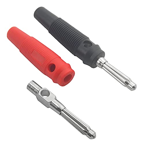 Image of WMYCONGCONG 12 PCS 32A High Current Screw Type 4mm Banana Plugs Male Stackable Connector Speaker Cable Adapter