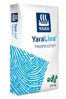 YaraLiva Tropicote concime per orto giardino agricoltura a base di calcio e azoto sacchi da 25 kg