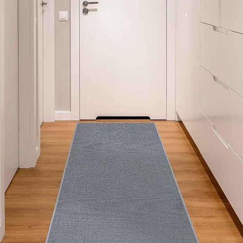 Ottomanson OTH8503-3X10 Machine Washable Modern Solid Design Non-Slip Rubberback 3X10 Traditional Runner Rug For Hallway, Kitchen thumb #10