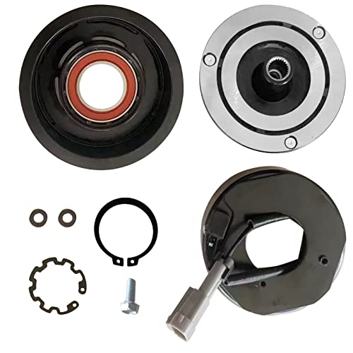A/C Compressor Clutch Kit For 15-4709 Replacement For Gm Lq4 Parts Air Conditioning Compressor Clutch Kit With Clutch, Coil, And Pulley #TOP6