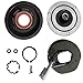 Saihisday A/C Compressor Clutch Kit for 15-4709 Replacement for GM LQ4 Parts Air Conditioning Compressor Clutch Kit with Clutch, Coil, and Pulley