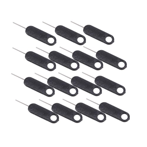 Angoily 15 pièces Aiguilles Déjection Sim Alliage Daluminium Outil Retrait Sim Carte Compatible Téléphones et Durable