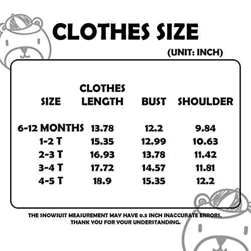 Podgina DDA112 Toddler Baby Winter Jacket Clothes Coat Infant Boy Puffer Outerwear 12-18 Months thumb #6