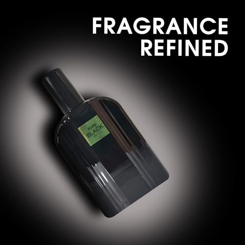 Image of AFLUXE Men Perfume Pure Black Cologne For Men Natural Spray Masculine Scent Wonderful Fragrance Gift Eau De Parfum For Daily Use 3.4 Fluid Ounce