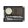 NYX PROFESSIONAL MAKEUP Eyebrow Cake Powder, Dark Brown/Brown