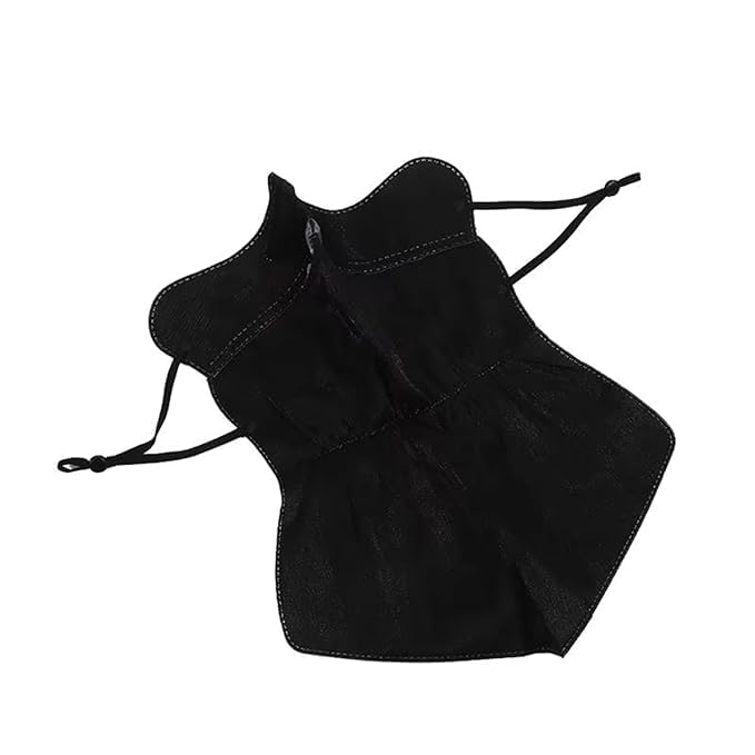 Image of TOMORROW Reusable Black Face Cover Mask - K-Pop Style Streetwear Fashion Mask | Soft Cotton Cloth | Printed Design | Washable, Breathable, for Men & Women | Daily Use & Outdoor