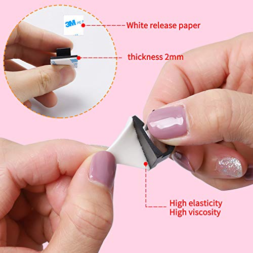 100pcs Adhesive Cable Clips, Transparent, Wire Clips, Car Cable Organizer, Cable Holder, Cable Wire Management, Cable Holder for Car, Office and Home(Included S Size M Size and L Size Cable Clips