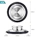 2PCS Kitchen Sink Stopper - Stainless Steel, Large Wide Rim 3.35