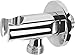 Produktbild Cornat Wandanschluss - 1/2 Zoll AG - Rosette Ø 54 mm - Mit Halter für Handbrause - verchromt / Wandanschlussbogen / Brauseschlauch-Halterung / Wandhalter für Brause / Wasseranschluss / TECBW3322