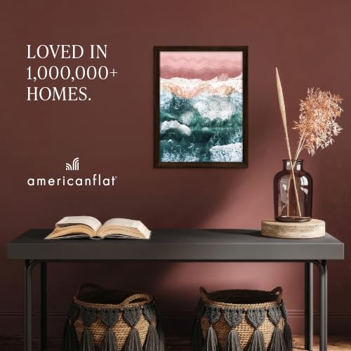 Image of Americanflat 16x20 Poster Frame - Engineered Wood - Mahogany