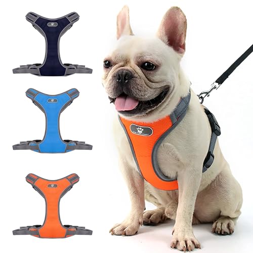 Image of Wooflix Dog Harness for Medium Dogs - Strong & Durable Dog Harness with Secure Fit, Quick-Release Buckle & Reflective Strap Thread - Suitable for Medium Size Dogs up to 30 Kgs