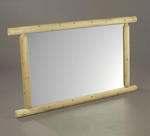 Rustic Natural Cedar Furniture 130040D Bedroom Dresser Mirror, 32" x 48"
