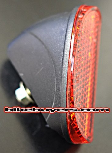Fito Original Oval Rear Reflector for mounting on The Rear Fender Mudguard of Beach Cruiser Bikes