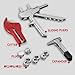 Floor Heating Pipe Sliding Fastener Clamp Pliers Kit, PEX Pipe Cutter, Expander, Plugs, and Fittings – Professional Tools for PEX Pipe Installation and Heating System Maintenance