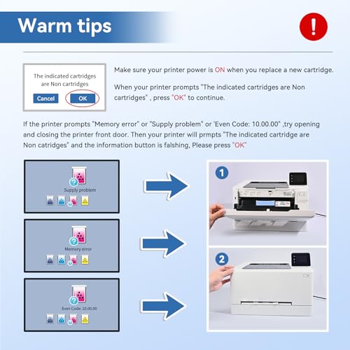 MYTONER 206X Black High Yield Toner Cartridge (with Chip) Compatible Replacement for HP 206X 206A W2110X W2110A for Color Pro MFP M283fdw M283cdw Pro M255dw M255nw M283 M255 M282 Printer (2 Pack)