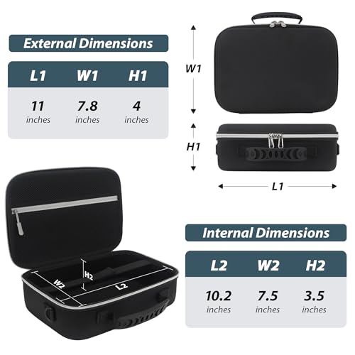 Funda para cámara DSLR compatible con Canon y otras, negra, mediana miniatura 4