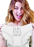 Bachelorette Gift for Bride, Bride Panties for Wedding - Silver Sparkle Block Same Pen Is Forever Lace Inset Bikini Panty - Lingerie Honeymoon Gifts - Large - White Bikini(SPF SLV)Wht/Lrg