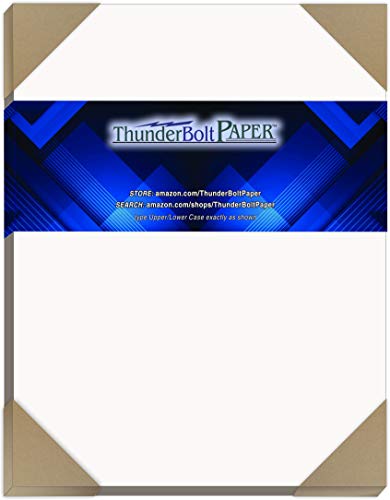 100 Sheets Chipboard 32pt White 1 Side - 8.5