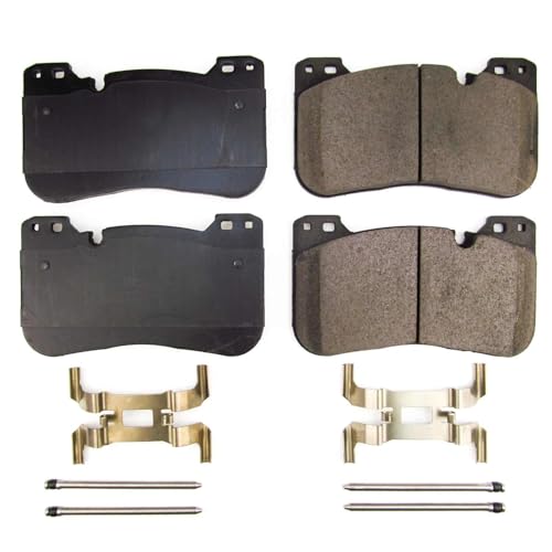 Image of PowerStop Front Brake Pads for BMW M3 2025 |M4 2023-25 |M5 2018-23 |M8 2020 |M8 2022-25 |BMW M8 Gran Coupe 2020-25 - Z17 Ceramic Brake Pads with Installation Hardware, 17-2155