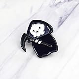 PRAK Broschen & Anstecknadeln Für Damen,Modeschmuck Horror Knochen Flasche Schüssel Skaten Sanduhr Katze Herz Hund Stifte Schal Kleid Mantel Zubehör Geschenk Für Freunde, Xz662