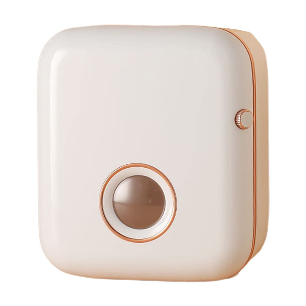 Multifunctional Dispenser Wall Hanging Paper Tissue Box Punch-Free Toilet Tissue Tray Use Push Button Open Holder Box Bathroom Decorativek Rectangular