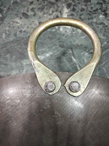 Wok de hierro artesanal tradicional 1 litro miniatura 3