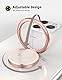 Lamicall Ring Handy Halter, Finger Ring Stand - Universal 360° Handy Selfie Halterung Ständer für iPhone 16/15/14/13/12/11 Pro, Xs Max XR 8 7 Plus, Samsung S23, alle Android Smartphone - Rose Gold