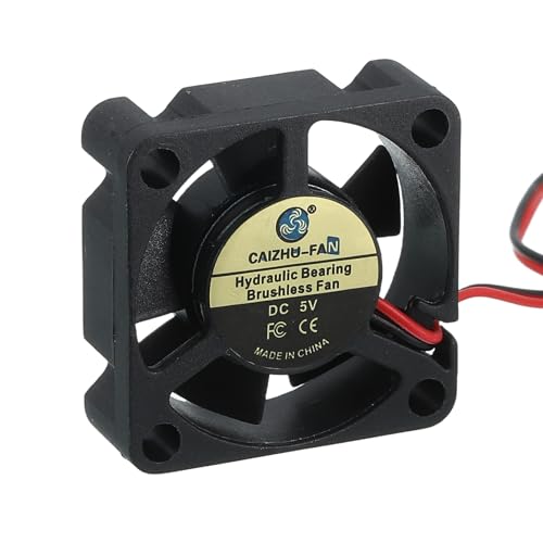 sourcing map 3D Printer 3010 Cooling Fan, 5V 8000RPM 30 x 30 x 10 mm Hydraulic Bearing XH2.54 Extruder Cooling Fan with 