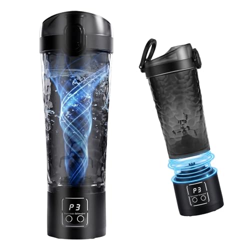 LIRONGTAGE 700ml USB-Rechargeable Protein Shaker Bottle with Removable Base